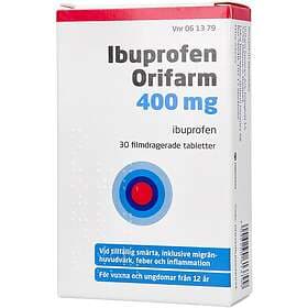 Ibuprofen Orifarm 400mg 30 Tabletter