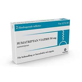 Mylan Sumatriptan 50mg 2 Tabletter