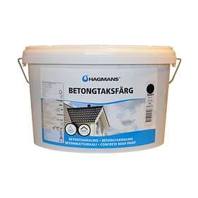 Hagmans Betongtaksfärg NCS-S9000-N Svart 10L