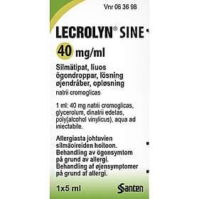 Lecrolyn Sine Ögondroppar 40 mg/ml mg/ml 5ml