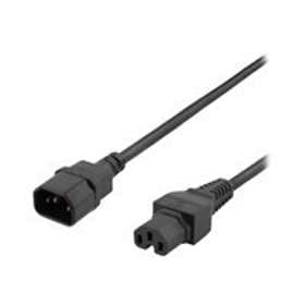 Deltaco IEC C14 - IEC C15 3m