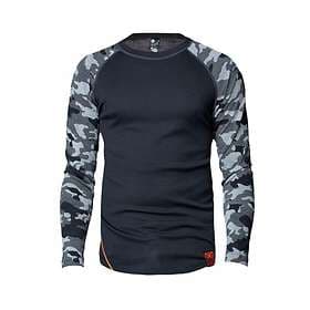 Bula Camo Merino Wool Crew LS Shirt (Herr)