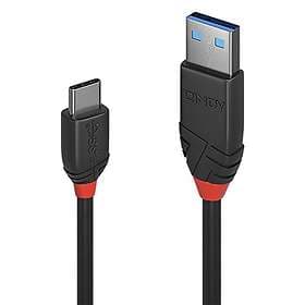 Lindy Black Line 5A USB A - USB C 3.1 1,5m