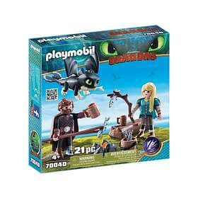 Playmobil Dragons 70040 Hicke och Astrid med drakunge