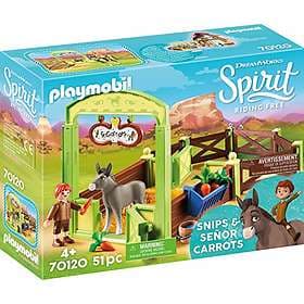 Playmobil Spirit 70120 Snips och Herr Morot med häststall