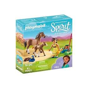 Playmobil Spirit 70122 Pru med häst och föl