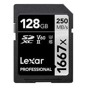 Lexar Professional SDXC Class 10 UHS-II U3 V60 1667x 128GB