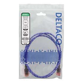 Deltaco Tough Slim U/UTP Cat6a RJ45 - RJ45 1m