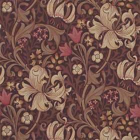 Morris & Co. Archive Golden Lily Fig Burnt Orange (210402)