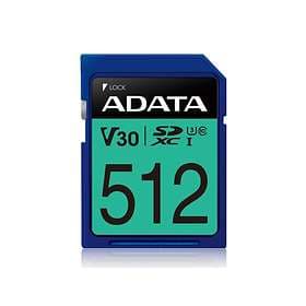 Adata Premier Pro SDXC Class 10 UHS-I U3 V30 100/80MB/s 512GB