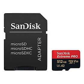 SanDisk Extreme Pro microSDXC Class 10 UHS-I U3 V30 A2 170/90MB/s 512GB