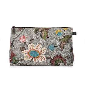 Ceannis Flower Linen Cosmetic Large