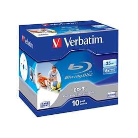 Verbatim BD-R 25GB 6x 10-pack Jewelcase Wide Inkjet