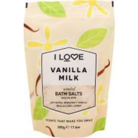 I Love... Vanilla Milk Bath Salts 500g