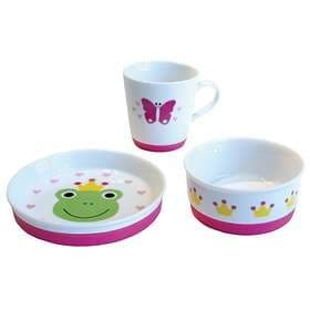 Jabadabado Barnservis Frog 3-delar Set