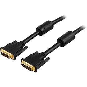 Deltaco DVI-I - DVI-I Dual Link 1m