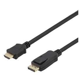 Deltaco HDMI - DisplayPort 10m