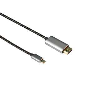 NÖRDIC 21,6Gbps USB C - DisplayPort Adapter 0,5m