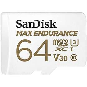 SanDisk Max Endurance microSDXC Class 10 UHS-I U3 V30 64GB