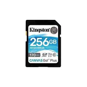 Kingston Canvas Go! Plus SDXC Class 10 UHS-I U3 V30 170/90MB/s 256GB