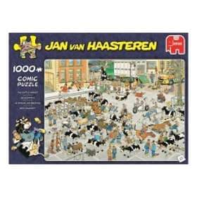 Jan Van Haasteren Pussel The Cattle Market 1000 Bitar