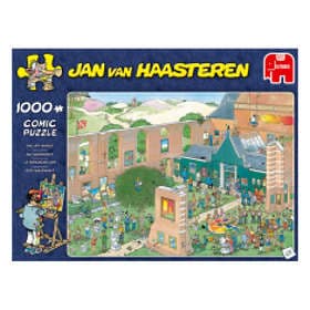 Jan Van Haasteren Pussel The Art Market 1000 Bitar
