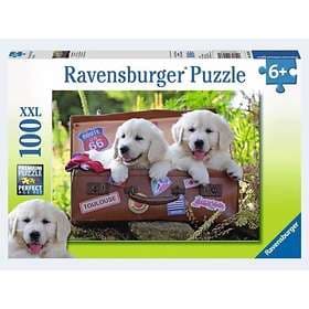 Ravensburger Pussel Traveling Pups XXL 100 Bitar