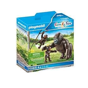 Playmobil Family Fun 70360 Gorilla Med Ungar