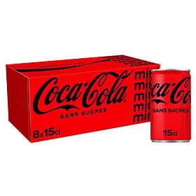 Coca-Cola Zero Mini Burk 150ml 8-pack