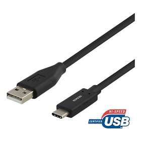 Deltaco 3A USB A - USB C 2.0 1,5m