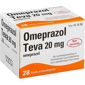 Omeprazol Teva 20mg 28 Kapslar