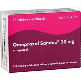 Omeprazol Sandoz 20mg 28 Kapslar