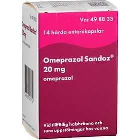 Omeprazol Sandoz 20mg 14 Kapslar