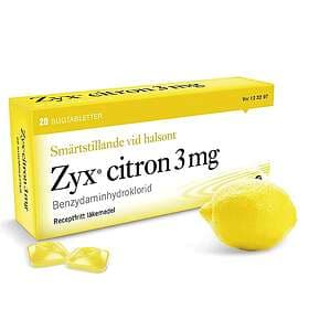 Zyx Citron 3mg 20 Sugtabletter