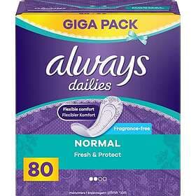 Always Dailies Fresh & Protect Normal (80-pack)