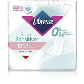 Libresse PureSensitive Ultra+ Regular Wings (12-pack)