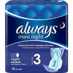 Always Maxi Night Wings (10-pack)