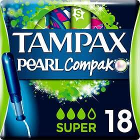 Tampax Compak Pearl Super (18-pack)