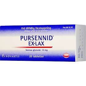 Pursennid Ex-Lax 12mg 20 Tabletter