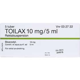 Toilax Rektalsuspension 10mg 5 x 5ml
