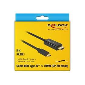 DeLock 4K 60Hz USB C - HDMI 2m