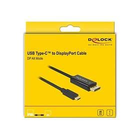 DeLock 4K 60Hz USB C - DisplayPort 1m