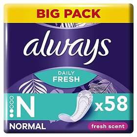 Always Dailies Fresh & Protect Normal (58-pack)