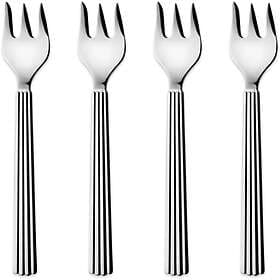 Georg Jensen Bernadotte Tårtgaffel 155mm 4-pack