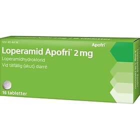 Apofri Loperamid 2mg 16 Tabletter