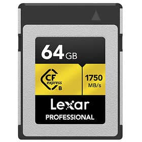 Lexar Professional CFexpress Type B Gold 1750/1000MB/s 64GB