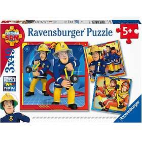 Ravensburger Pussel Fireman Sam To The Rescue! 3x49 Bitar