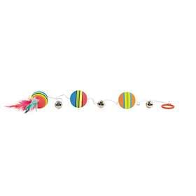 Trixie Rainbow Balls On An Elastic Band