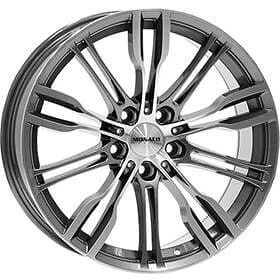 Monaco GP8 Anthracite Polished 8x19 5/112 ET27 CB66.6