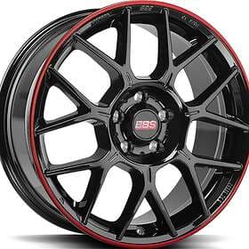 BBS xR Black Red 8.5x19 5/114.3 ET40 CB82.0